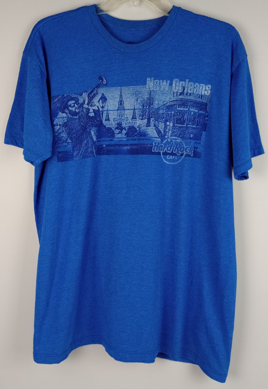 Hard Rock Mens XL Blue Now Orleans Hard Rock Cafe‎ Graphic Tshirt